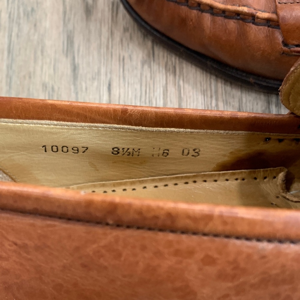 Cole Haan Men's Tan Leather Penny Loafers Size 8.5 - Picture 5 of 7